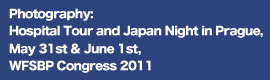 Photography:Hospital Tour and Japan Night in Prague, May 31st & June 1st, WFSBP Congress 2011